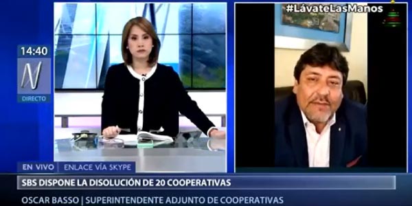 SBS dispone la disolución de 20 Cooperativas de Ahorro y Crédito